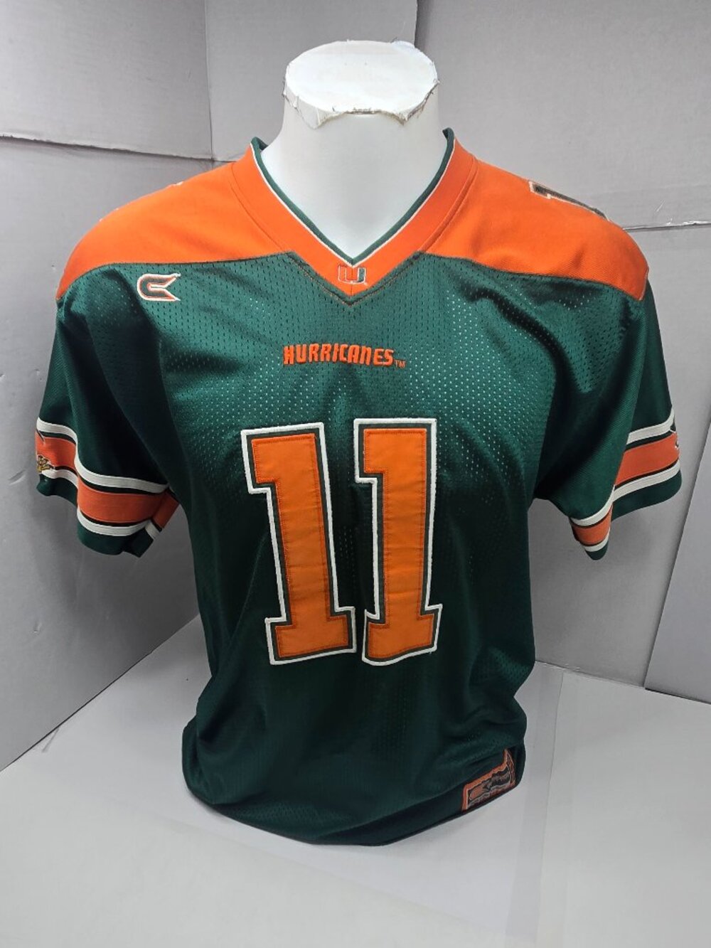 Miami Hurricanes #11 Colosseum Football Jersey Boys XL 20 NCAA